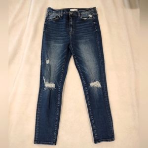 Size 30 Vervet Better Together distressed skinny jeans
